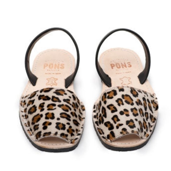 Pons leopard print Women sandals - Picture 1 of 9